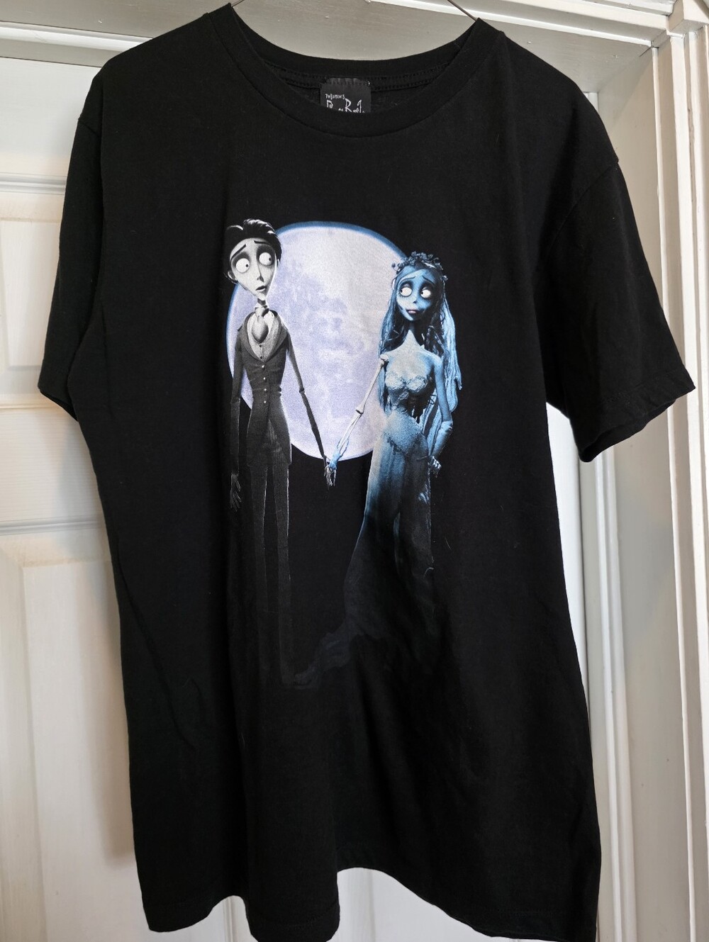 Official The Corpse Bride Graphic Tee in Black Medium